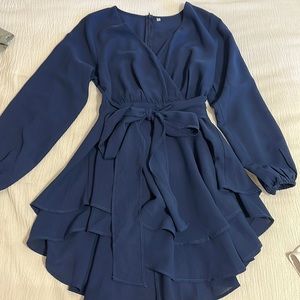 Blue Flowy Dress